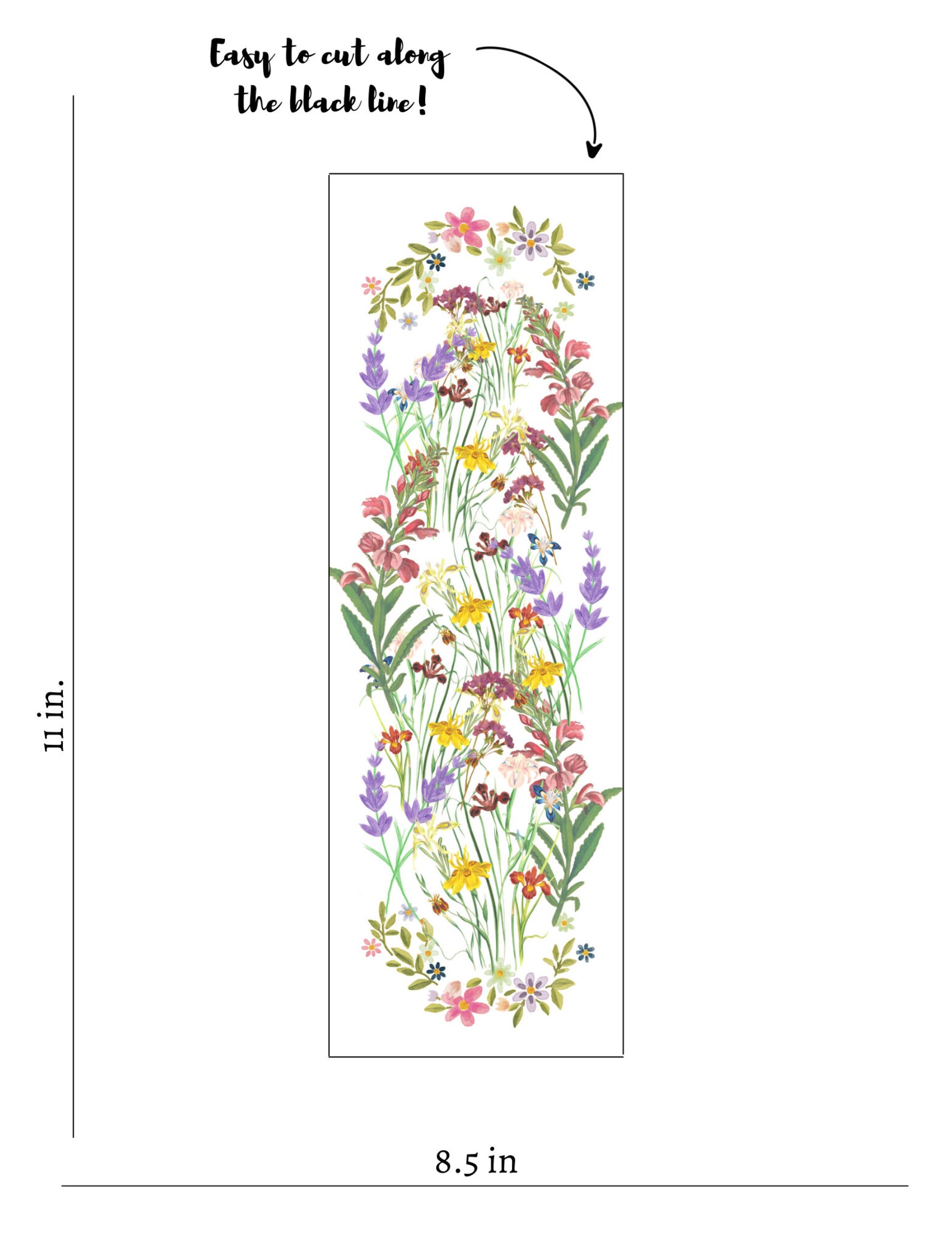 printable bookmarks instant download nature themed etsy