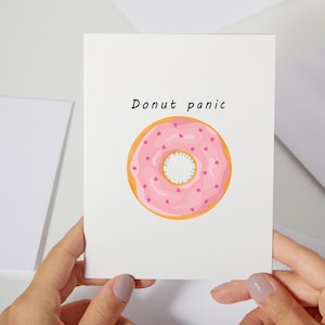 Vous ne faites que vieillir | Carte d'anniversaire drôle rose bagel | Cadeau d'anniversaire pour femme mari | Cadeau d'anniversaire de meilleure amie (C182)