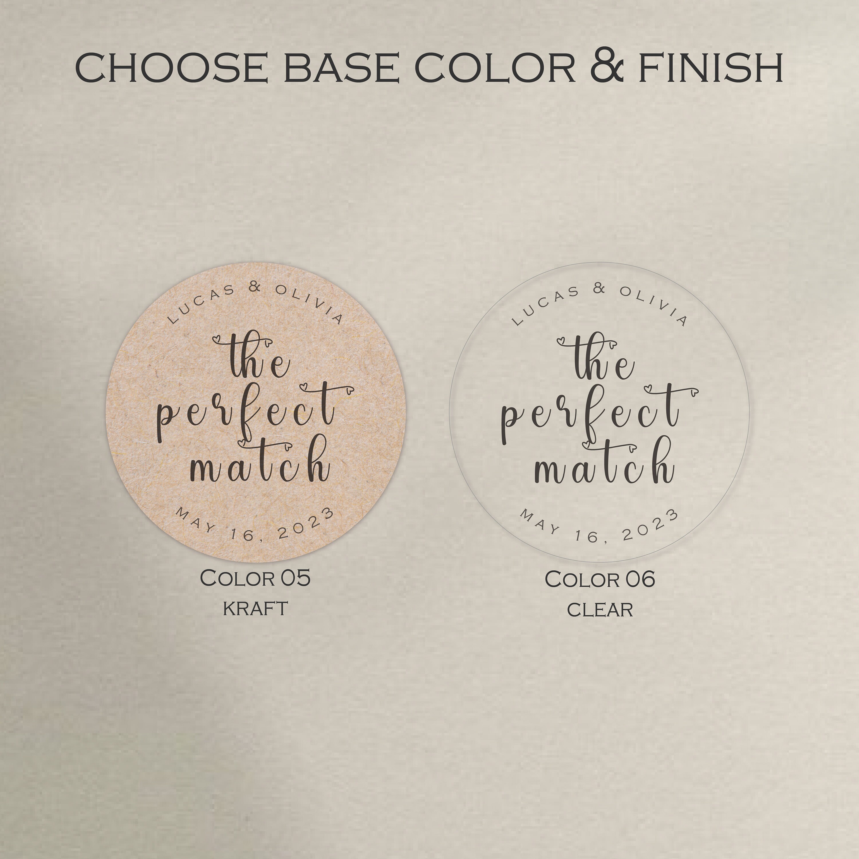 Personalized Wedding Stickers | the Perfect Match Favor Labels ...