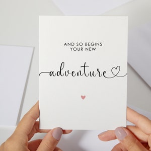 Leaving Job Gift For Colleague | New Adventure Good Luck | Good Luck In Your New Job Card | New Job Congratulation Colleague (C46)