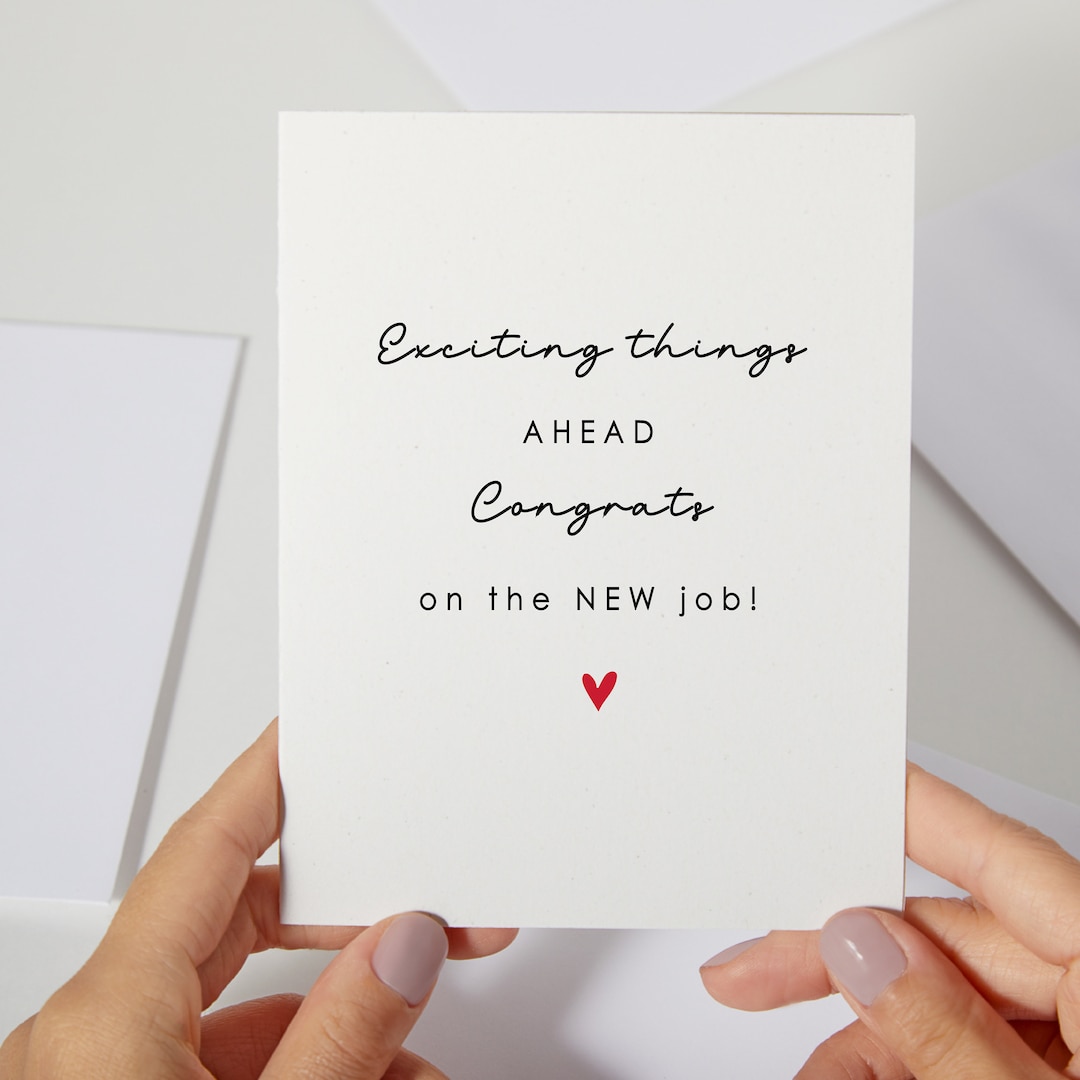 New Job Card, Coworker Cards, Good Luck Congrats New Job Colleague Leaving Goodbye Leaving Job, Funny Card Friend New Job Card Congrats PC71 - View #5
