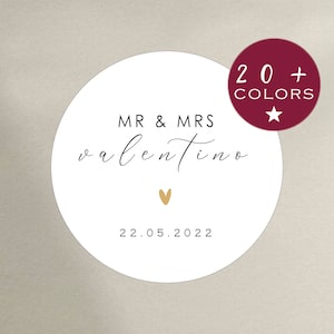 Custom Mr and Mrs Wedding Stickers | wedding favor stickers | Bridal shower stickers | custom wedding sticker | wedding bag sticker (B130)