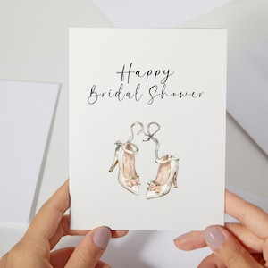 Carte nuptiale heureuse de douche de Zazzle.be Liste d'envies Vous avez des idées ? Carte de voeux nuptiale de talons hauts de Zazzle.be Liste d'envies Vous avez des idées ? Future mariée | Belle mariée | Aquarelle de mariage personnalisée (C112)