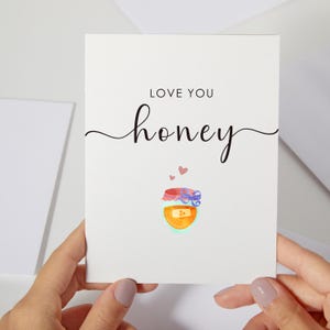 Je t'aime carte de vœux | Carte d'amitié | Carte spéciale pour un ami, une soeur, une maman, une fille, une carte de voeux | Carte pour petit ami, meilleure amie (C65)
