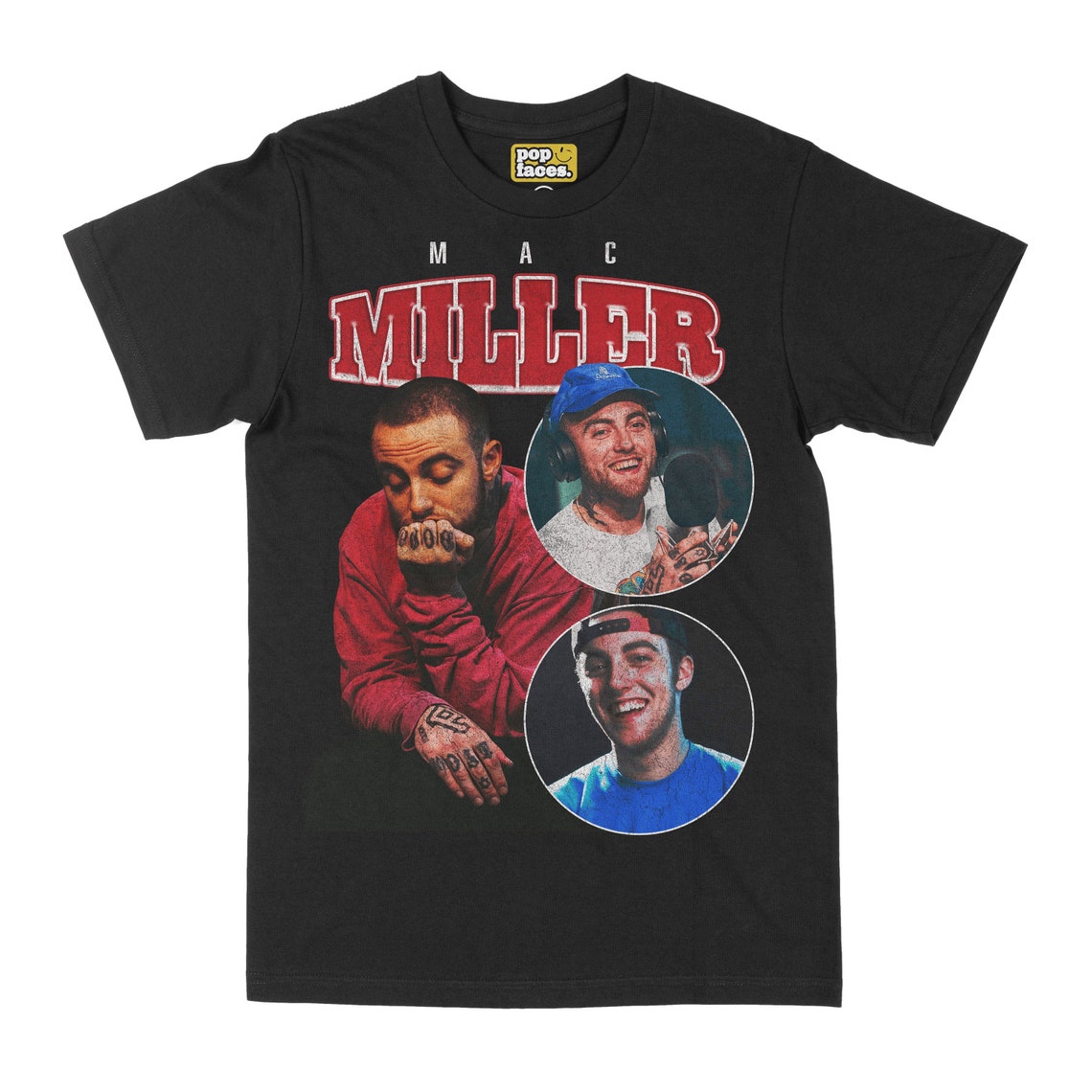 Mac Miller Graphic Tee
 Mac Miller Camiseta Bootleg Rap Tees Vintage Graphic Tees