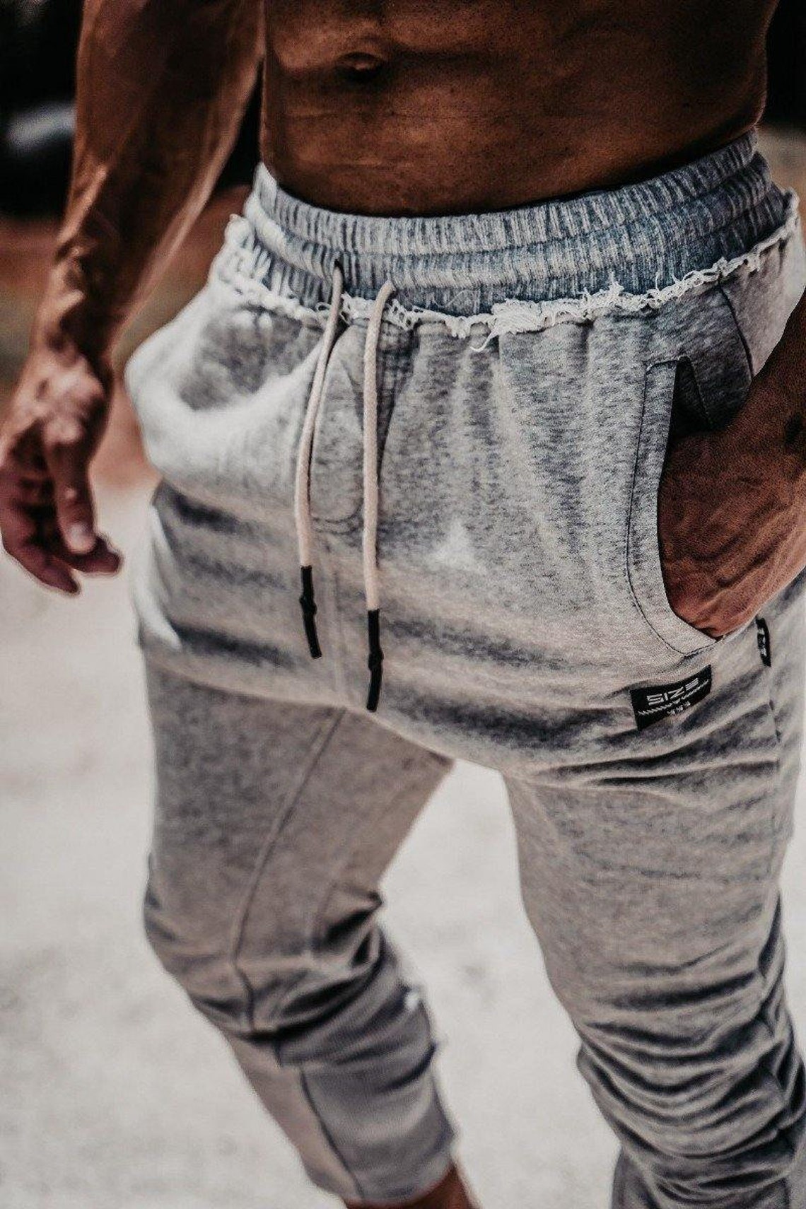 iets frans grey marl joggers