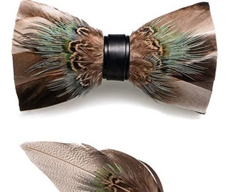 Feather Bow Ties | Etsy