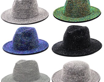 SPARKLE - Bling Rhinestone Fedora Hats
