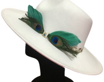 Fedora With Feathers - Etsy Australia