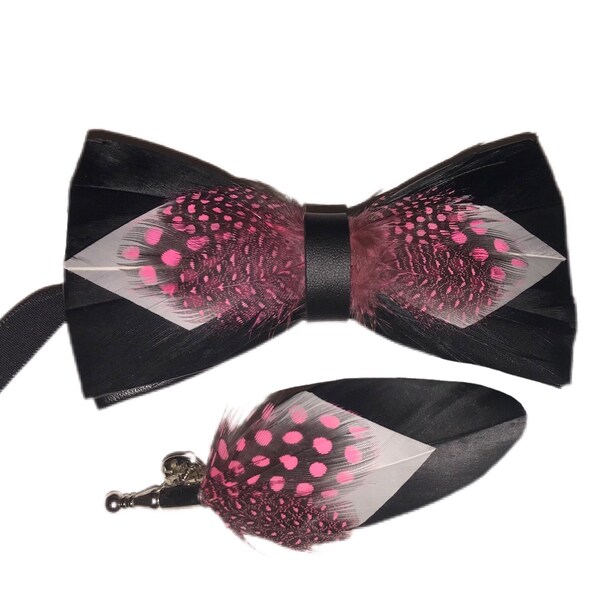 Pink Bow Tie - Etsy