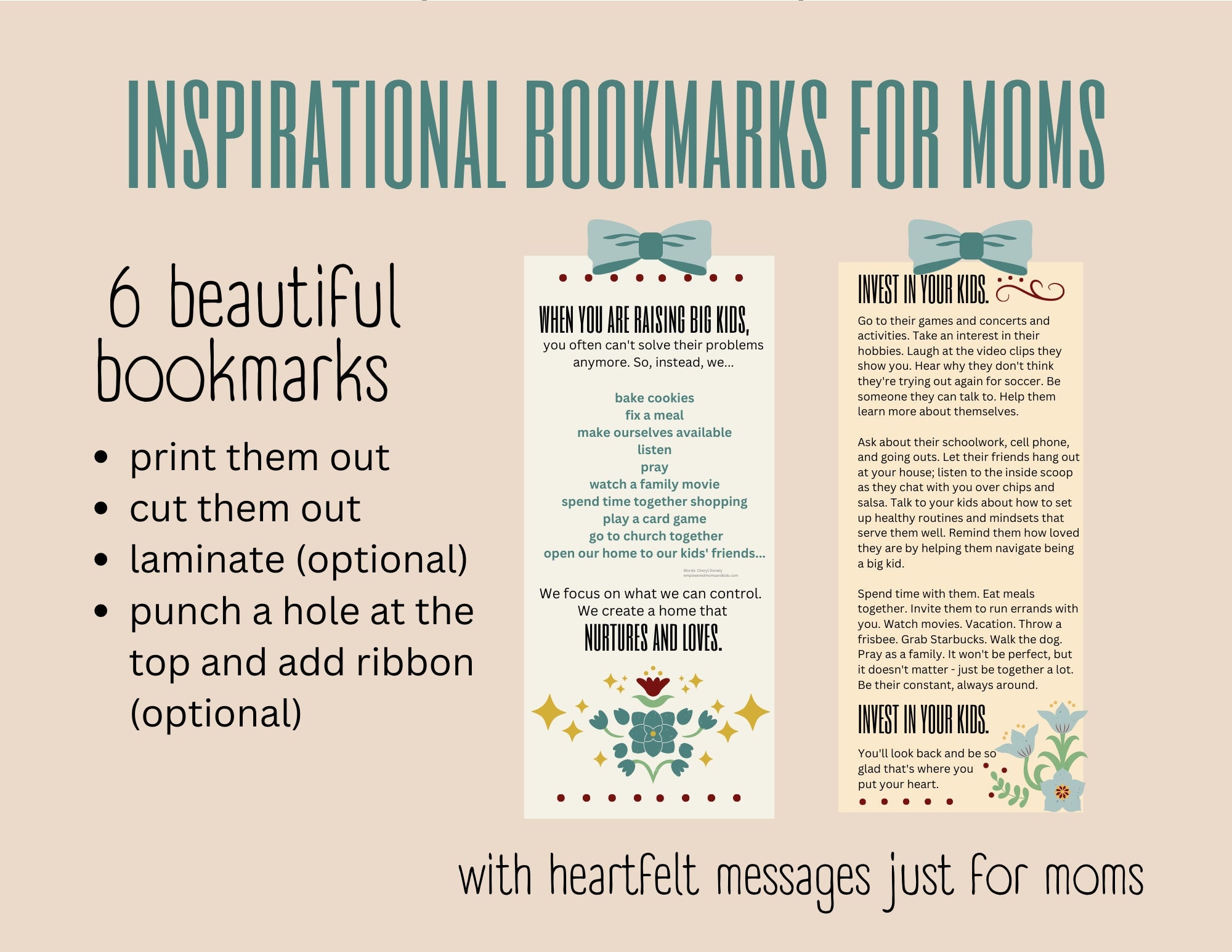 Punch Card Bookmarks (Free Printable) ~ Mama Refreshed