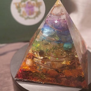 7 Layer  Chakra Pyramid with Light