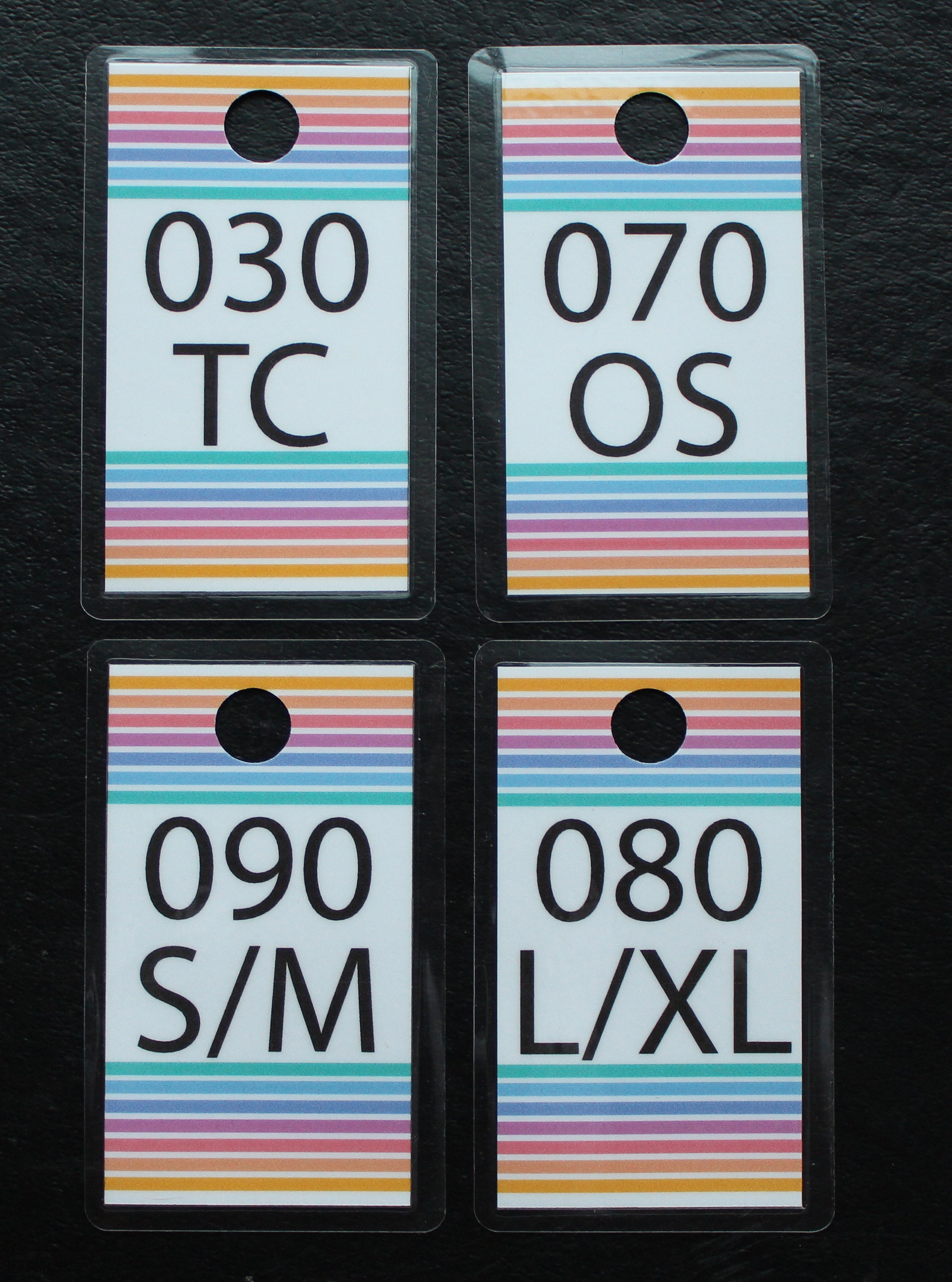 100 CUSTOM Plastic Number Tags Made to your Design for Etsy
