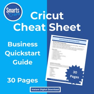 Cricut Business Quick Start Guide Digital Download Startup Planner Etsy Seller Toolkit Pricing Inventory Profit Tracker Craft Business
