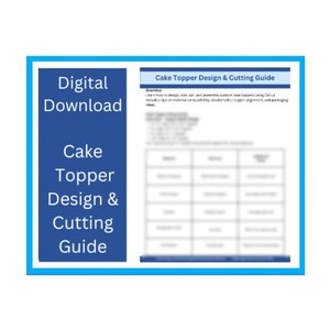 Gids voor Cricut taarttoppers, digitale download voor aangepaste toppers, verjaardagsfeestje SVG-zelfstudie, ambachtelijke tips voor viering, Small Biz Resource