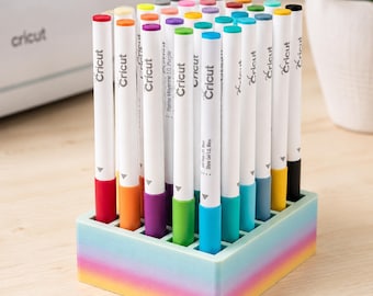 Cricut Pen Holder, Cricut Marker Organizer, Cricut Pen Storage, Desktop Pen Caddy, Cricut Accessory Storage, Craft Desk Organizer
