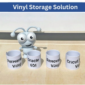 Modular Cricut Vinyl Storage/Organizer by ClearMindCasting