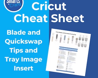 Cricut Blade Cheat Sheet Tray Storage Craft Organizer Cricut Maker Tool Digital Download Cricut Tool Storage Blade Organizer Cricut Gift