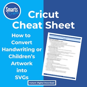 Convert Handwriting to SVG with Cricut, Kids Art DIY Keepsake Tutorial, Beginner Cricut SVG Guide, Custom Cutting File Engraving