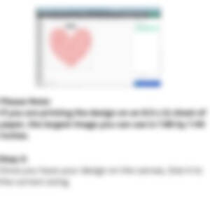 May include: A printable cheat sheet with instructions to print and cut out a heart shape. The image shows a computer screen with a red heart shape on it. The text "Cheat Sheet: Print Then Cut" is at the top of the image.