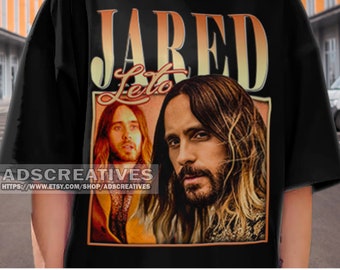 Jared Leto Shirt Gift Vintage 90s Hoodie Retro Bootleg T-shirt Homage Graphic Tee Sweatshirt Unisex ENG1238