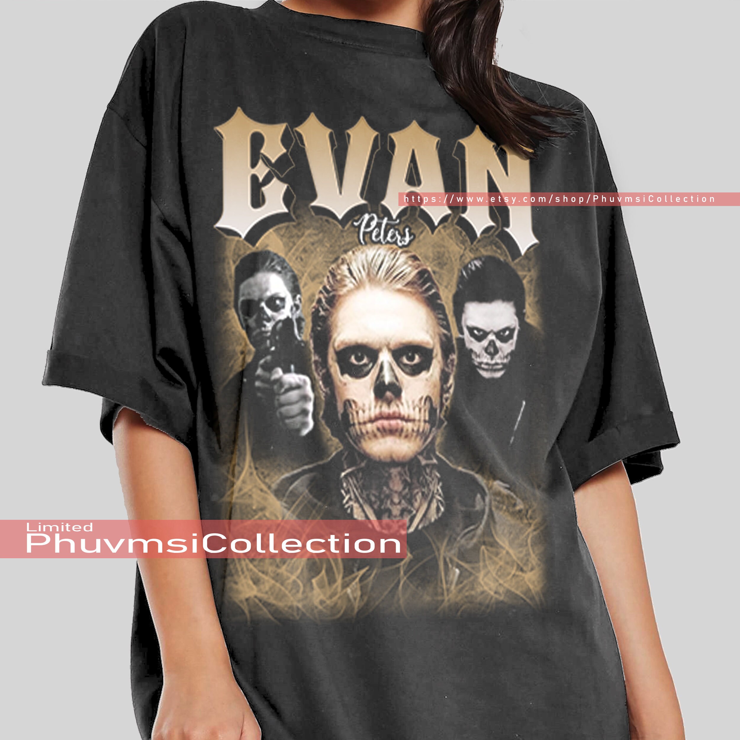 Evan peters t shirt Clearance