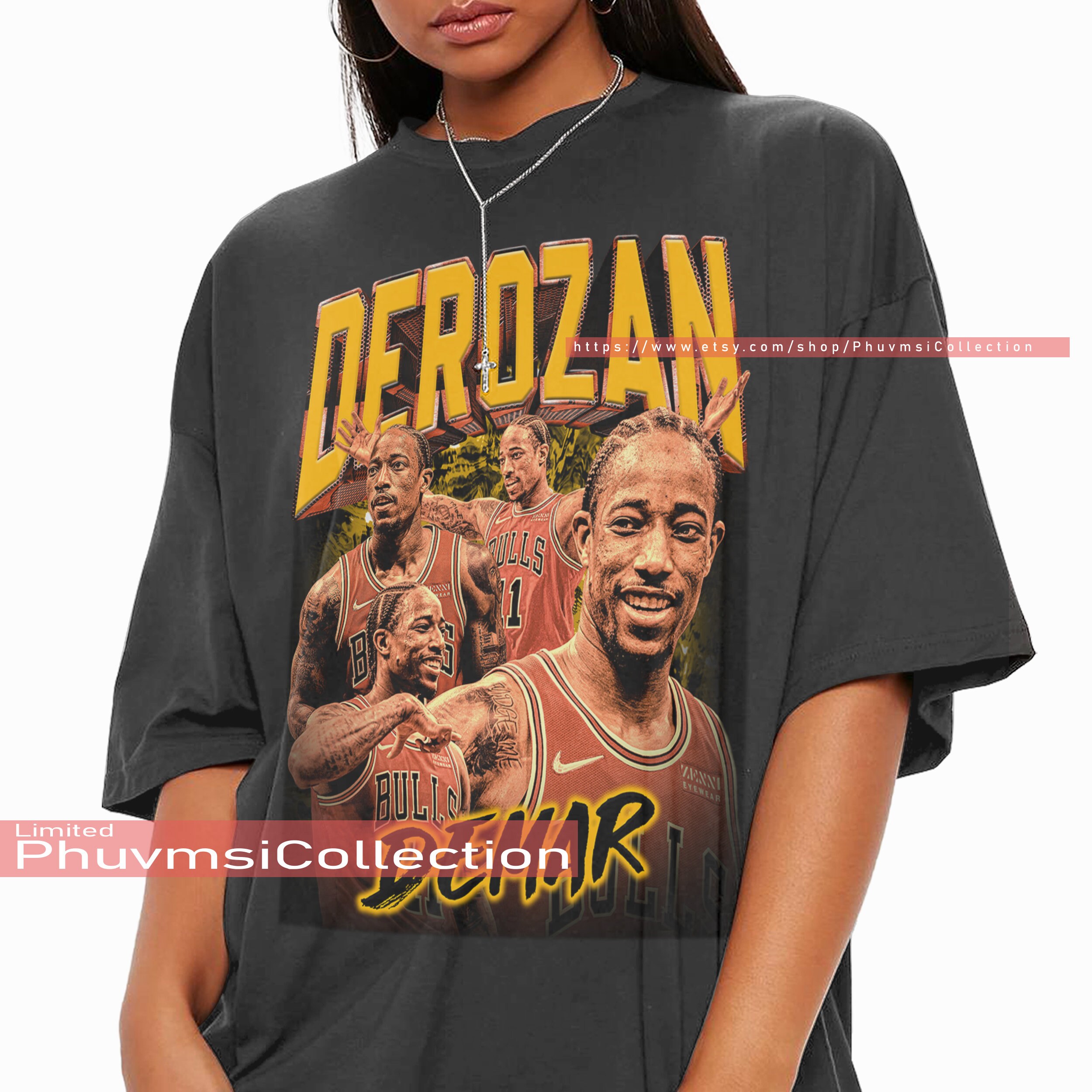 Discover DeMar DeRozan Shirt Merchandise Professional Basketball Player Vintage Bootleg Tshirt