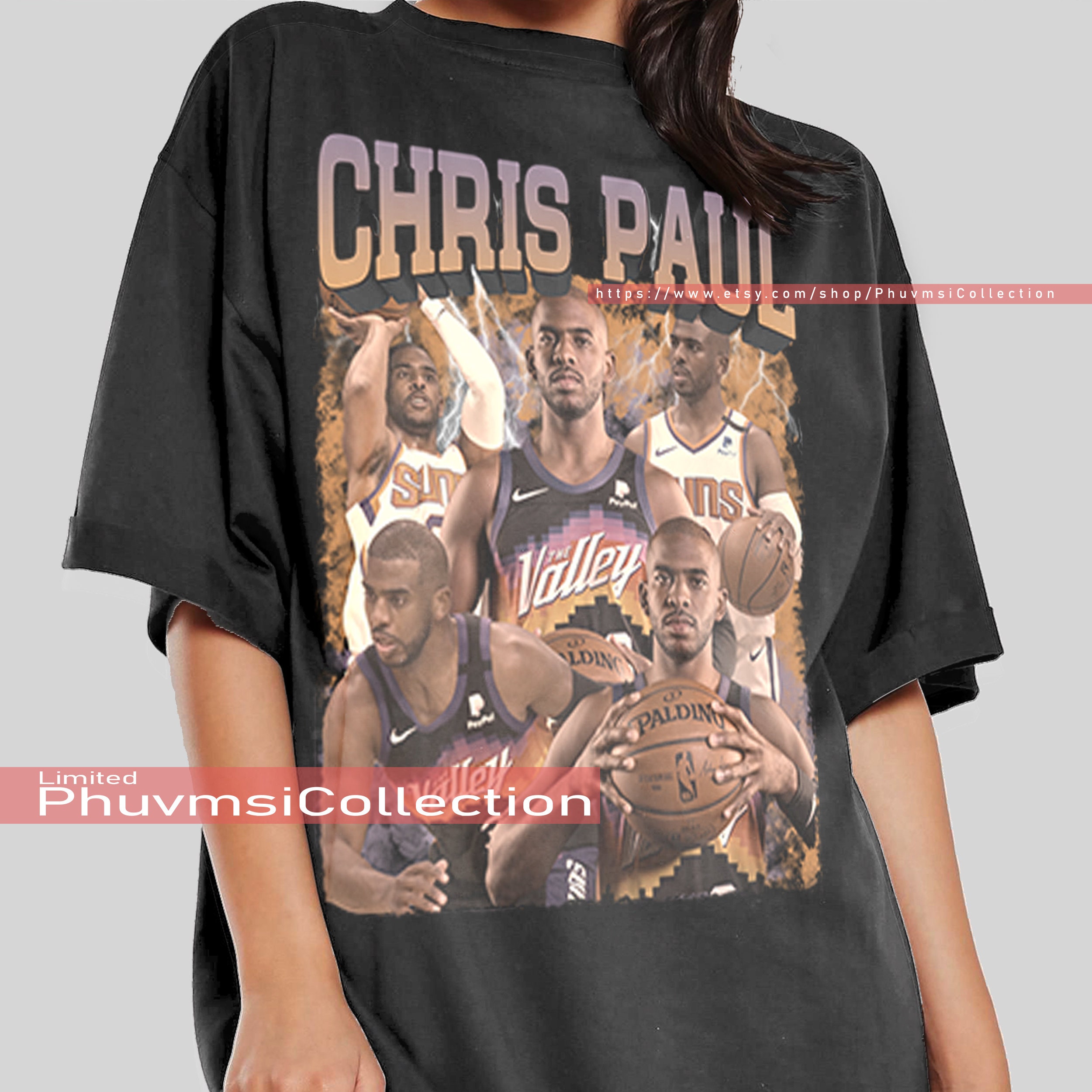 Discover Chris Paul shirt Merchandise Professional Basketball Player Vintage bootleg tshirt