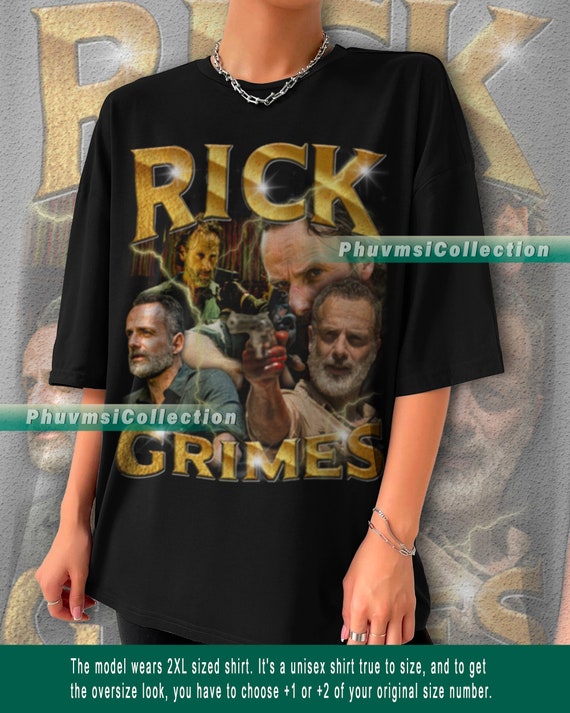 Rick Grimes Shirt Andrew Lincoln Movie Halloween Mystery Vintage 90's  Trending Tee Rick Grimes T-shirt Retro Vintage Sweatshirt ENG413 -   Canada