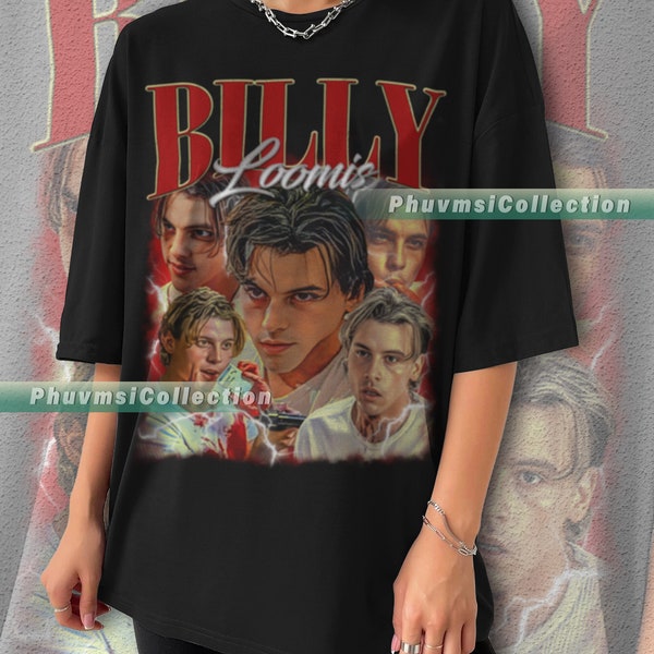 Billy Loomis Shirt Movie horror Hallowen television series Vintage Retro Classic Graphictee Unisex T-Shirt Sweatshirt Unisex 90's BGL355