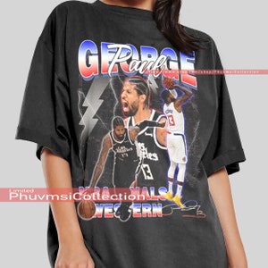 Paul George shirt Merchandise Professional Basketball Player Vintage tshirt  classic retro 90s Graphic Unisex Sweatshirt Hoodie PG1