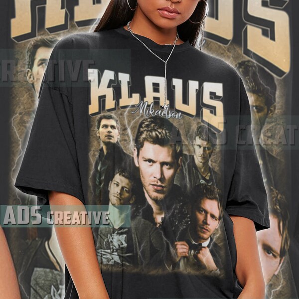 Limited klaus mikaelson t-shirt damon tee Graphic latina af tees Unisex klaus mikaelson ShirtNiklaus Mikaelson Sweatshirt scary Hoodie  P66