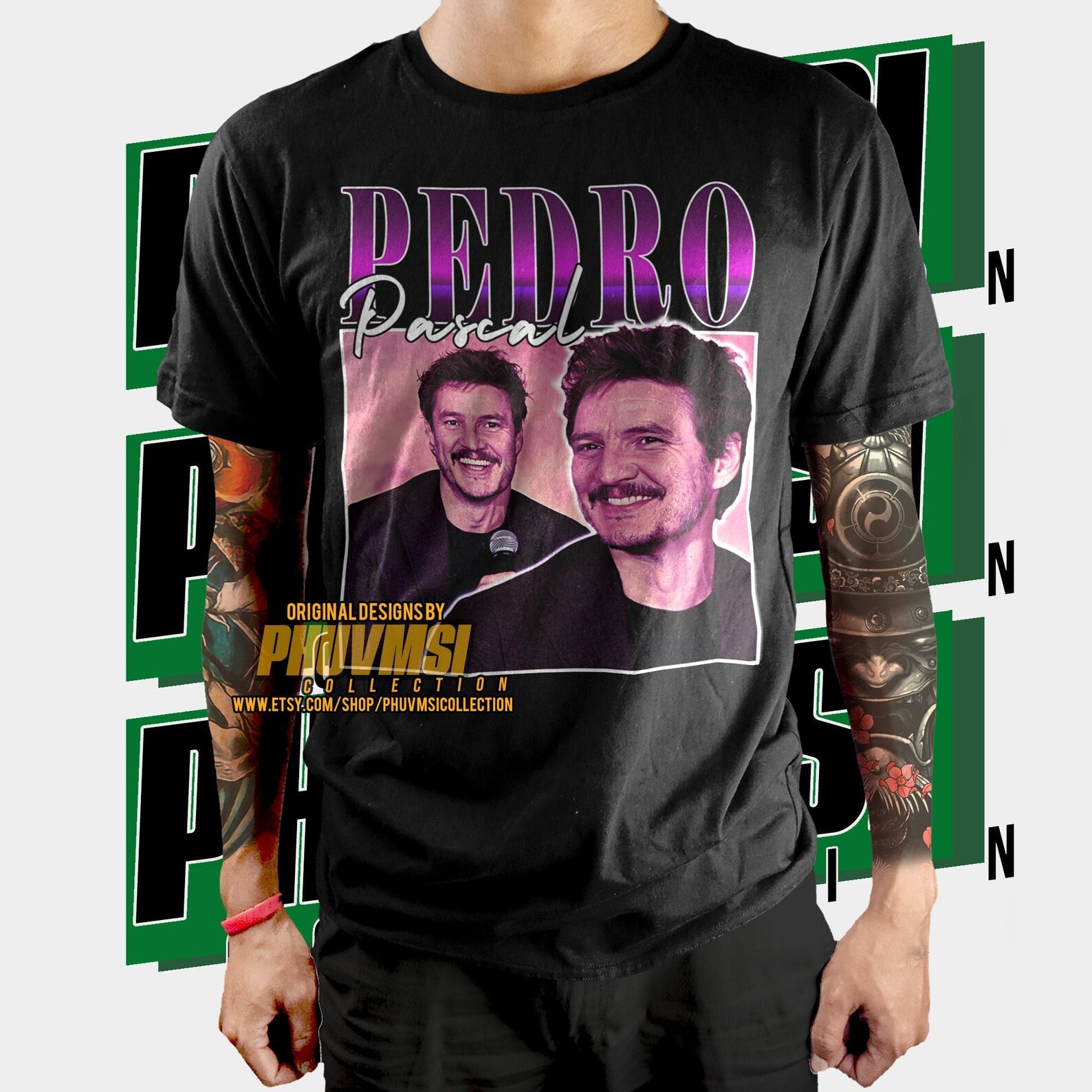 Pedro Pascal Shirt Merchandise Actor Movie Game of Etsy