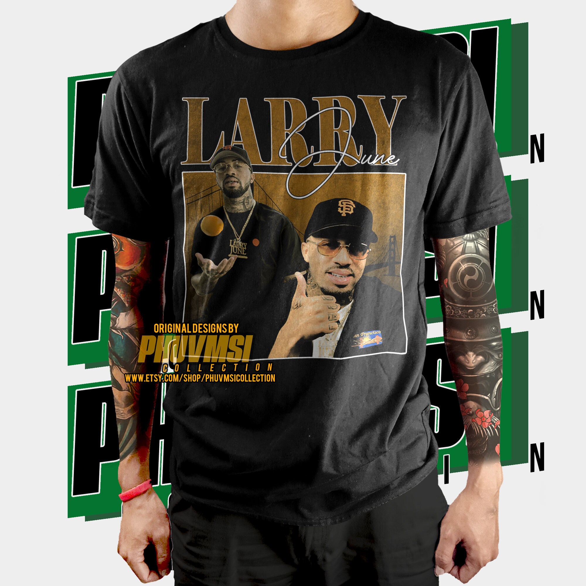 Larry June Shirt Merchandise Rapper Hip hop Music Album Keep | Etsy