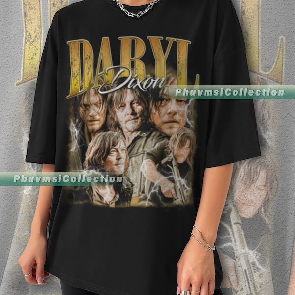 Daryl Dixon Character Norman Reedus Movie halloween mystery Vintage 90's Trending Tee T-Shirt retro Vintage Sweatshirt BGL278