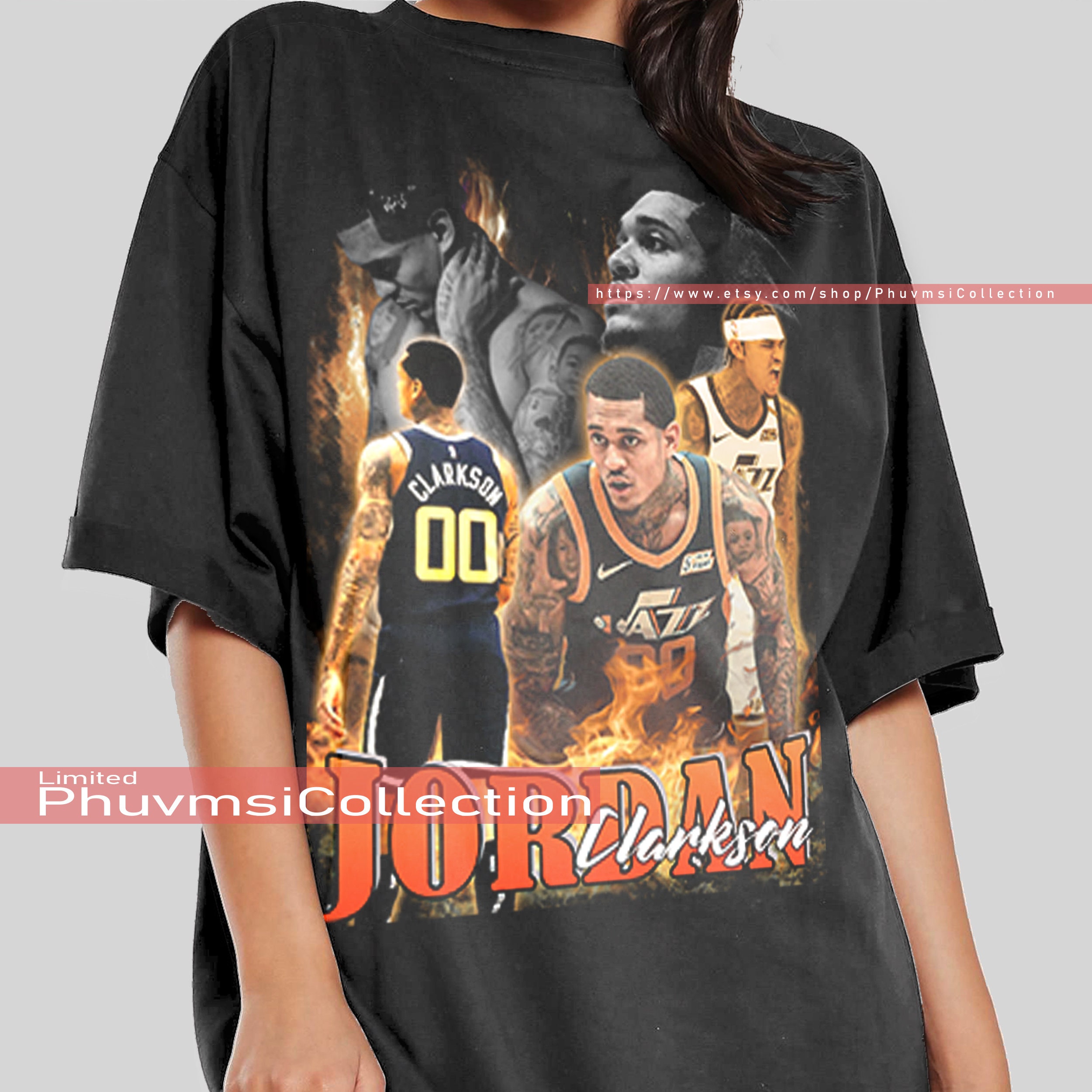 Discover Jordan Clarkson shirt merchandise Professional Basketball Player vintage bootleg