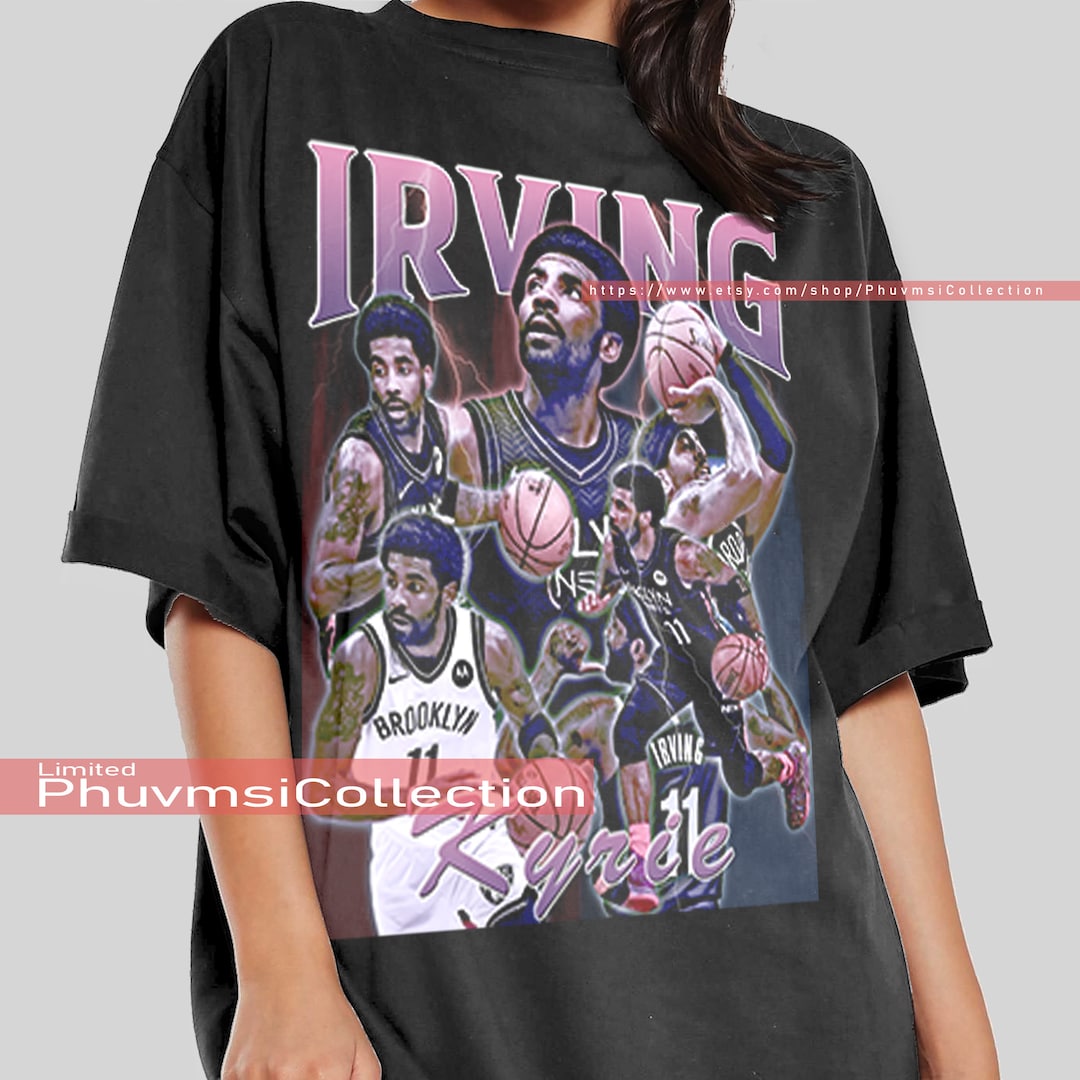 Kyrie Irving Nba Brooklyn Nets Vintage Graphic T-shirt