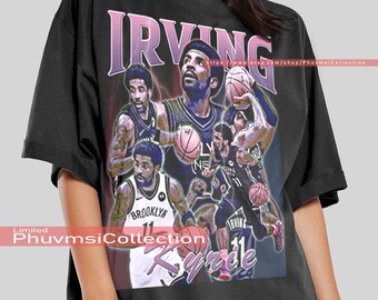 Kyrie Irving NBA Brooklyn Nets Vintage Graphic Unisex T-Shirt - Teeruto