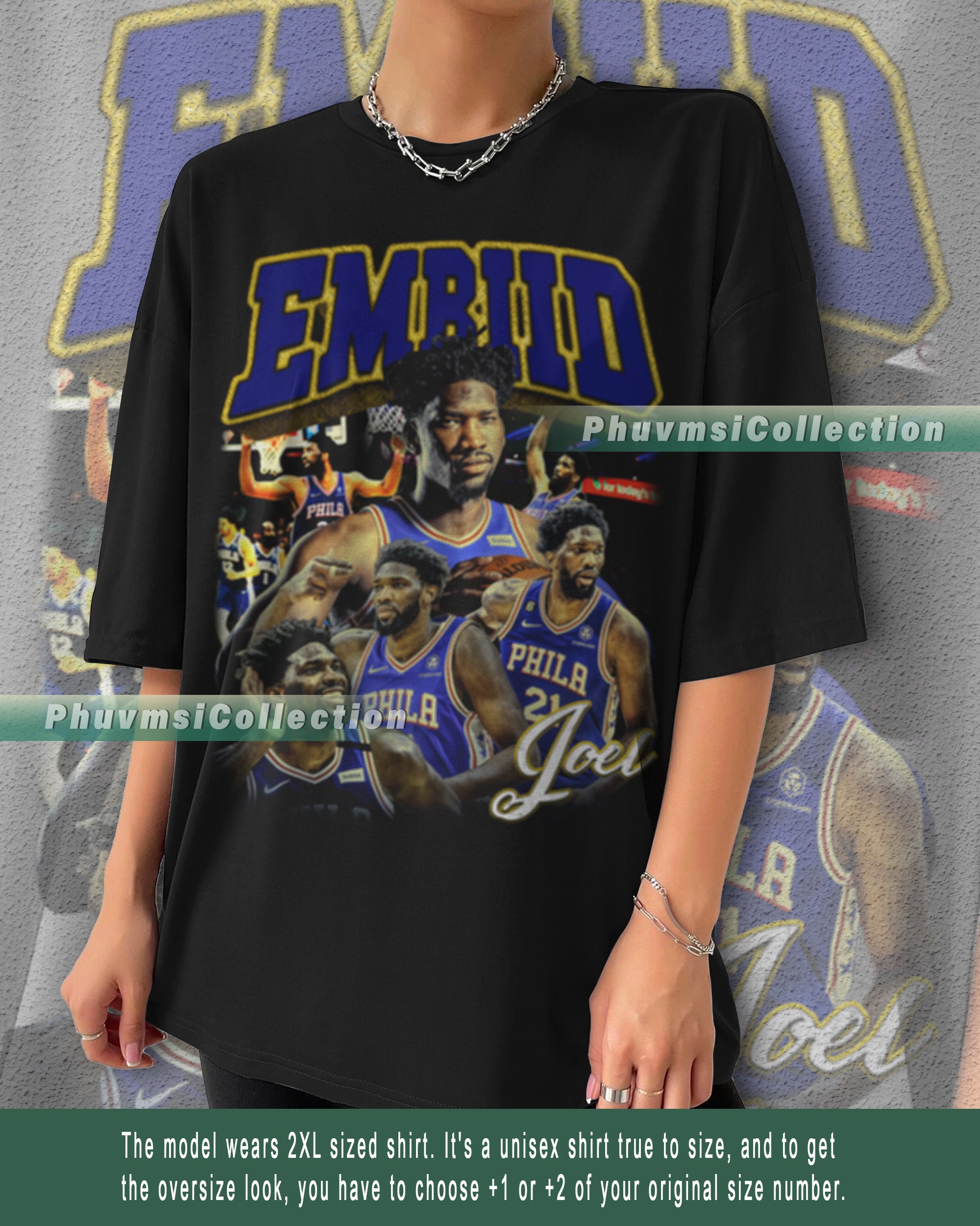 Joel Embiid 90s Basketball Philadelphia 76ers Nba Unisex T-Shirt – Teepital  – Everyday New Aesthetic Designs