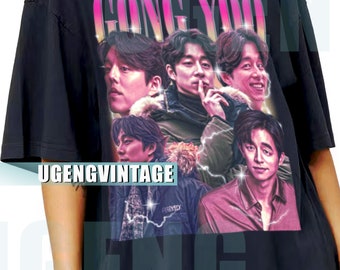 Gong Yoo Shirt Unisex Tees Vintage Gong Yoo T-Shirt Homage Bootleg Sweatshirt Retro Gor45