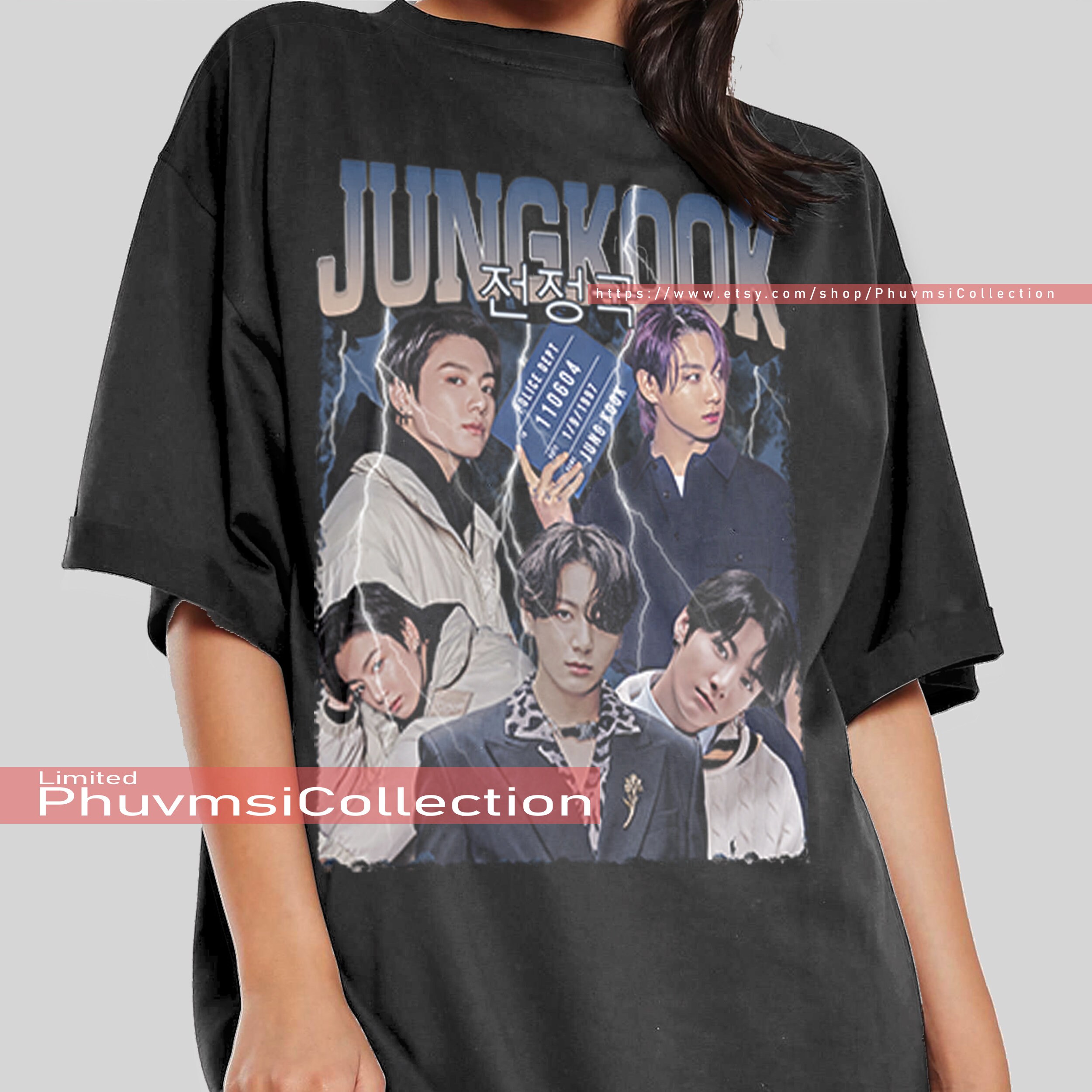 jungkook in black tshirt