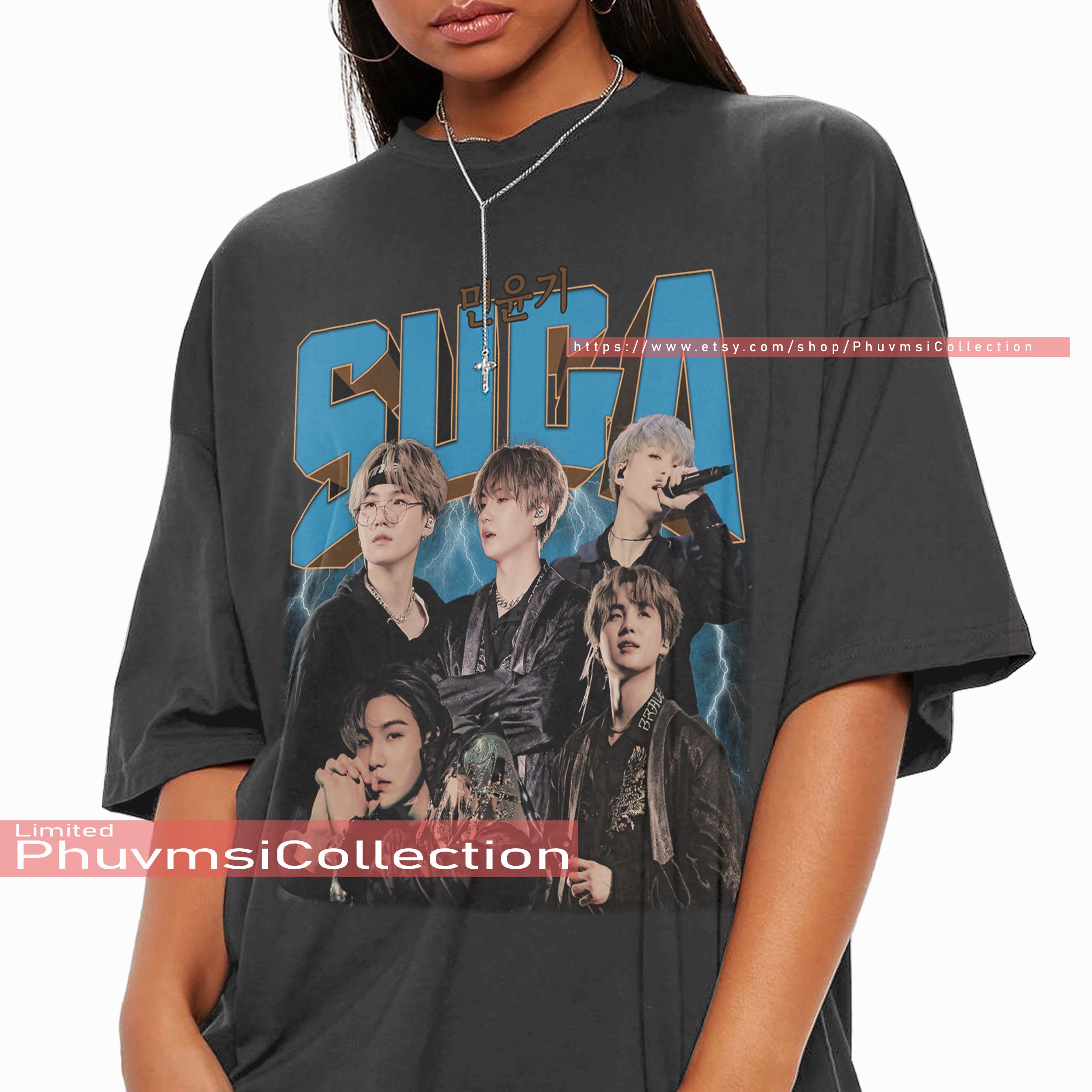 Discover BTS Suga Kpop Music Tshirt