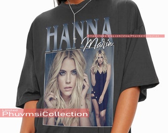 Hanna Marin Shirt Actress Ashley Benson Vintage Hanna Marin T-shirt Retro 90s Graphic Unisex Sweatshirt P92