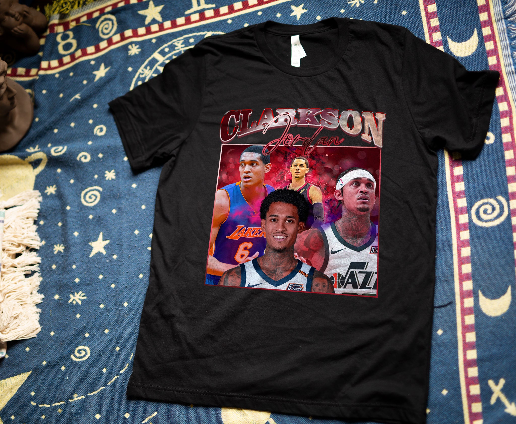 jordan clarkson flamethrower t shirt