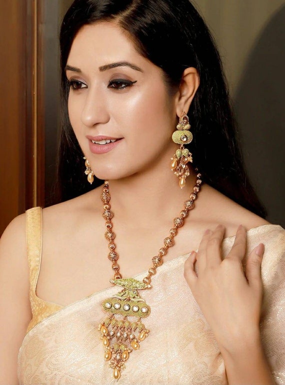 One gram gold pearl chains sale