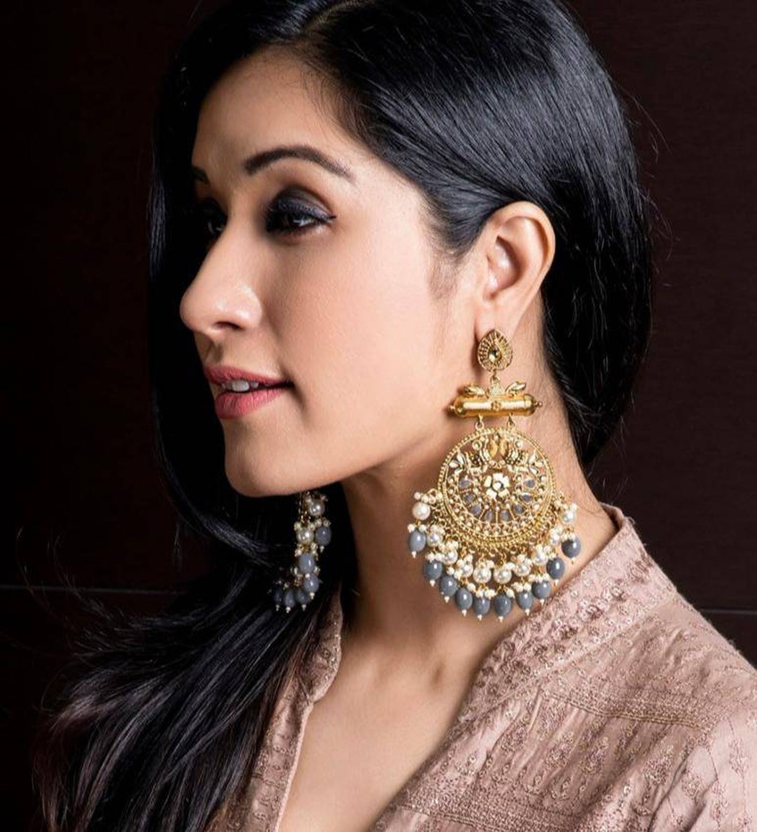 Chandelier Earrings, Indian Earrings, Indian Jewelry, Pakistani Jewelry