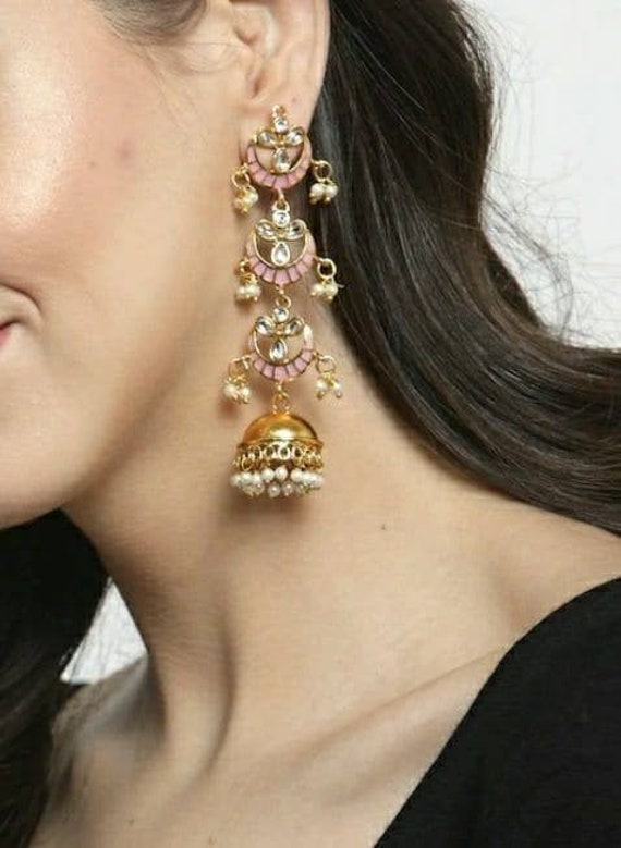 JADAU KUNDAN EARRINGS... - Ashtalakshmi 1 gram gold jewellery | Facebook