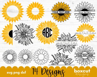 Download Sunflower Svg Etsy