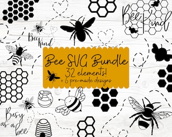 Download Bee Svg Bundle Etsy