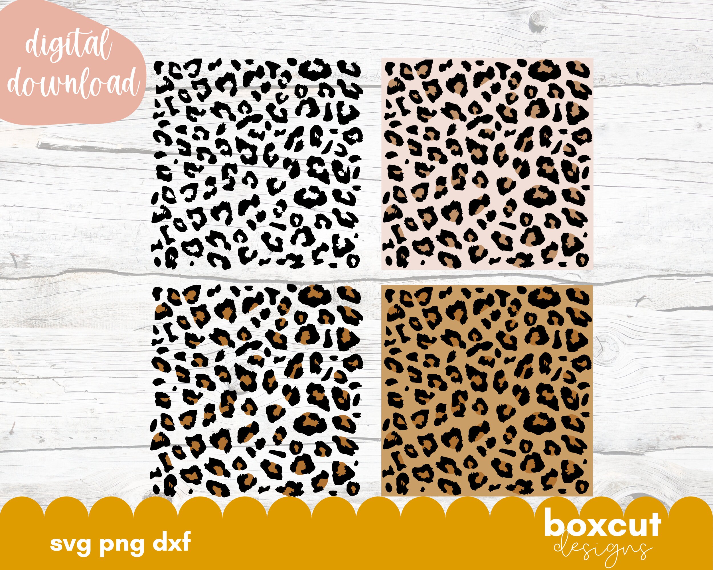 Download Leopard Print Svg Layered Pattern Cheetah Print For Vinyl Or Etsy